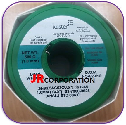 KESTER 무연 Ag3% 1.0mm 500g/Roll